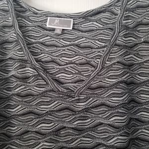 JM Collection 3/4 Sleeve XL Top